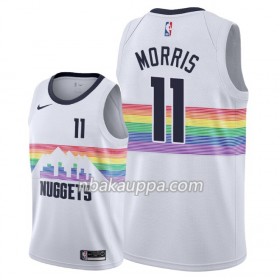 Denver Nuggets Monte Morris 11 2018-19 Nike City Edition Valkoinen Pelipaidat Swingman - Miesten